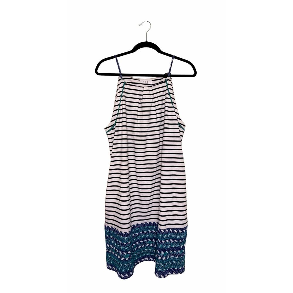 THML Striped Embroidered Sundress | Boho
